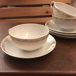 Japanese teacups and saucers